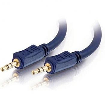 C2G 2m Velocity 3.5mm Stereo M/M audio cable Black
