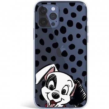 Cover Disney iPhone 12 con macchie di cucciolo di 101 Dalmatini – Clear One Size