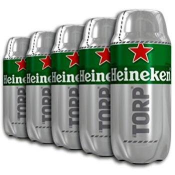 Heineken Lager Barril Torp Pack 5 x 2L