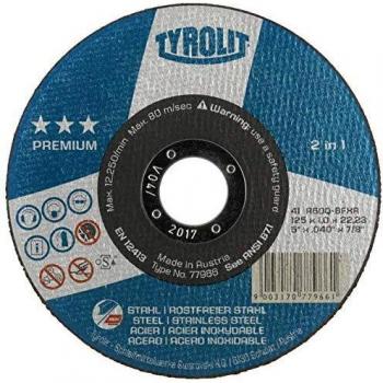 Premium Steel/Inox Cutting Wheel 115x2.5x22