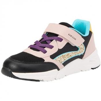 Sneaker Geox Loftus Black e Light Pink EU 35