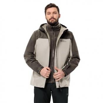 Abrigo Jack Wolfskin Taubenberg 3en1 Hombrero con Tejido Marina