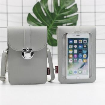 SUBIN Praktische Leder Brieftasche mit Nackengurt