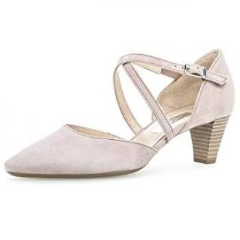 Gabor Callow Women's Modern Cross Strap Court Shoes - Tan - Size: 7.5
