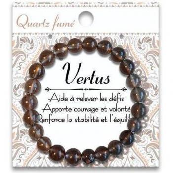 Bracelet Quartz Fumé Élégant