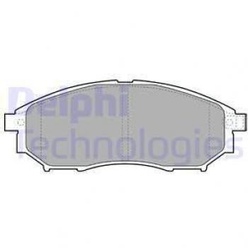 Bremsbelagsatz DELPHI LP2030, Vorne