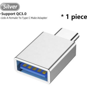 Convertidor USB‑A a Tipo C para MacBook y iPhone