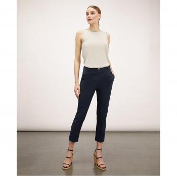 Pantalón Capri Mix Lino Motivi