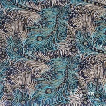 Brocade de Plumes CF17 – Tissu Qipao Traditionnel
