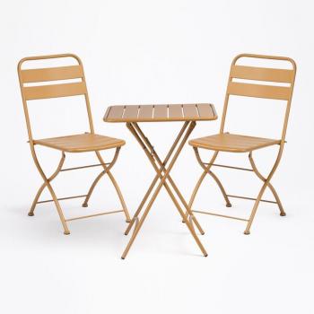 Set de Mobilier Pliant Janti Moutarde