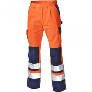 Olinda Mascot-Hose 07179-860-141, orange/marineblau, 76C50