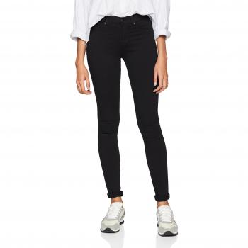 Dr. Denim Eng geschnittene Damenjeans Plenty Schwarz S