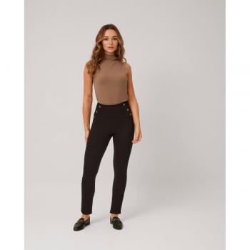 Ysabel Mora - Pantalón de mujer estilo traje con botones frontales
