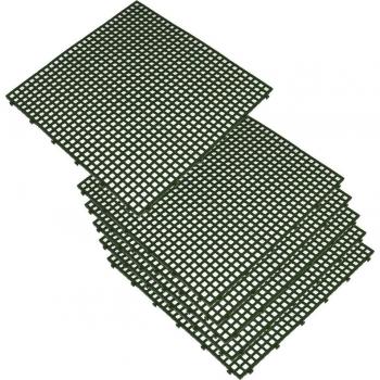 Kit de Lápidas Pavimento Verde FlexTile 40x40x8 cm (6 piezas)