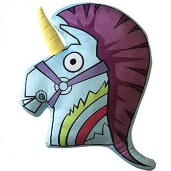 Coussin lama licorne Lyo Fortnite 40 cm noir