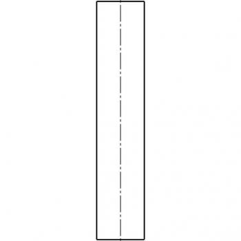 Tuyau de distributeur pour électrovanne Ø2.5mm L=105mm AEG Electrolux 8083641020