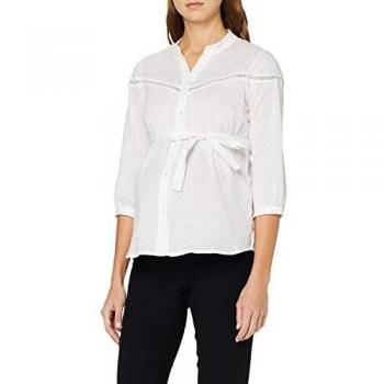 MAMALICIOUS Mllilli Lia Top Combi 3/4 para Embarazo, Blanco