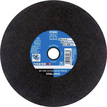 PFERD LABOR SG stat. Trennscheiben 80 T 230-1,5 H SG LAB HD STEELOX/22,23