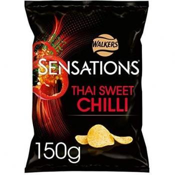 Walkers Sensations Thai Sweet Chilli Crisps 150g