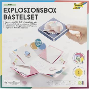 Folia Explosionsbox-Bastelset, Happy Birthday