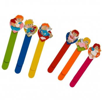 Set da 6 segnalibri in legno
