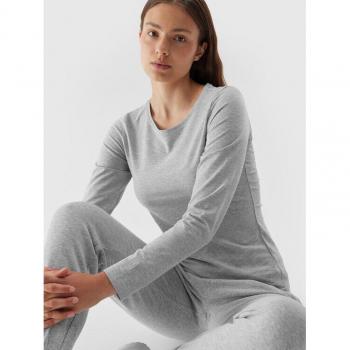 4F Slim Fit Bluse in Grau