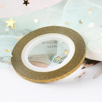 Glitter Nail Art Stripping Tape - 1mm & 3mm Sparkly Decoration Roll