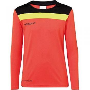 Uhlsport Offense 23 Kids Goalkeeper Set - Dynamic Orange/Black/Fluo Yellow