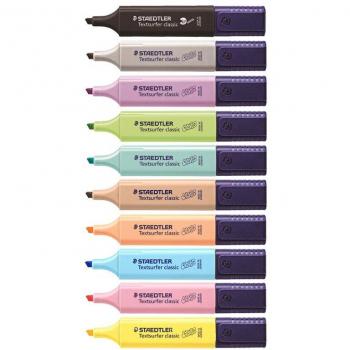 STAEDTLER 364 Quick Dry Color Markers - 8/10 pcs Fluorescent
