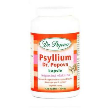 Psyllium Dr. Popov - 120 kapslí pro zdravé trávení