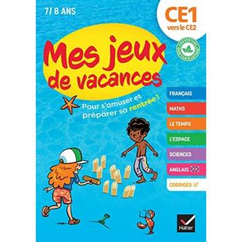 Mes jeux de vacances - Cahier de vacances 2024 du CE1 vers le CE2 - pour réviser en s'amusant (Broché)