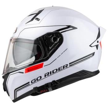 Casco Go Rider Stream Duo NZI Integral con Acero Inoxidable