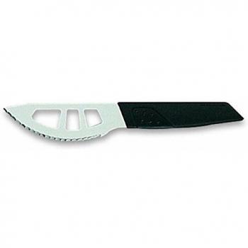 ROUSSELON Dumas Corta 32 à Pizza Couteau en Coque, Acier Inoxydable, Noir