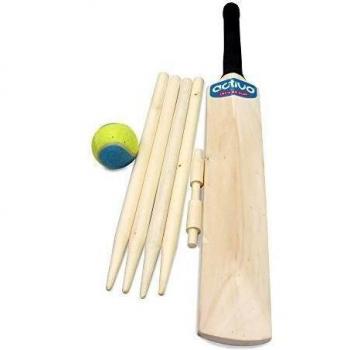 Multi-Coloured Cricket Set in Bag, Size 3