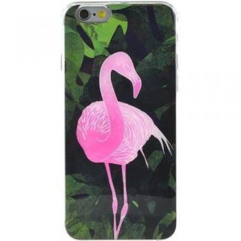 Coque tropical BigBen Flamant Vert iPhone 6/6S