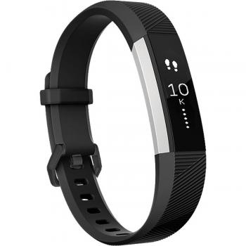 Bande ajustable HUMENN pour Fitbit Alta (HR) Large en TPU noir