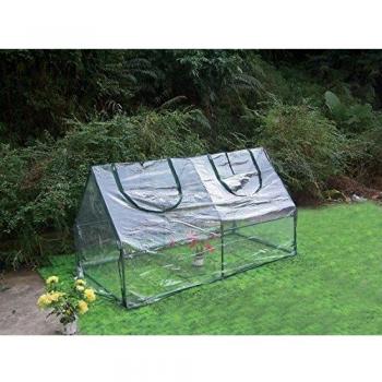 Mini Invernadero acero y pvc 180 x 92 x 90 cm