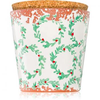 Candela Wax Design Crown Green 10 cm profumata