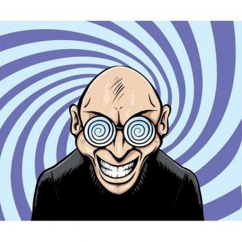 Papermoon Hypnotische Google‑Man Tapete – bunt, Vlies