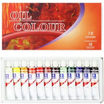 12ml Oil Painting Tubes - 12/24 Color Set for Artists