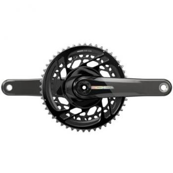 Guarnitura SRAM Force 2x AXS 165 mm 50‑37T Iridescent per Ciclismo su Strada