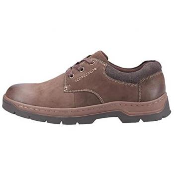 Cotswold Mens' Thickwood Shoes in Brown Nubuck Leather - Size UK 11