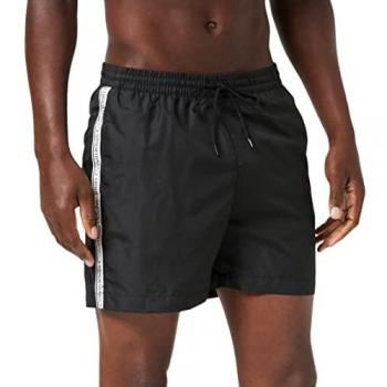 Calvin Klein Underwear Badehose mit Logo-Streifen, Größe XXL - men - Black - XXL