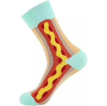 Calcetines para Skate de Mujer con Dibujos de Comida, Plátano, Aguacate, Limón, Huevo, Galleta y Dónuts