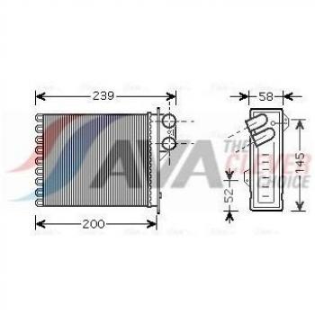 Système de chauffage AVA COOLING RTA6398