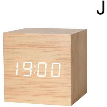 Wood Retro Glow Clock