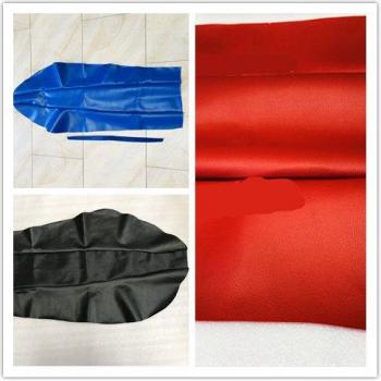 Red Polyurethane Waterproof Leather Cushion Seat Covers for Yamaha DT230