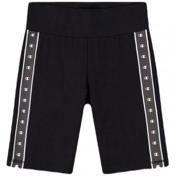 Malla corta Champion Sport Logo mujer negro gris - XS