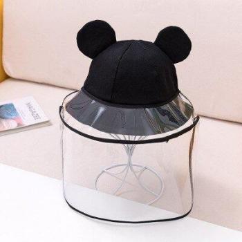 Splash-Proof Bear Ear Cap for Kids