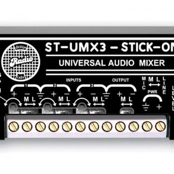 Universal Audio Mixer RDL ST‑UMX3 – 3x1 Configuration